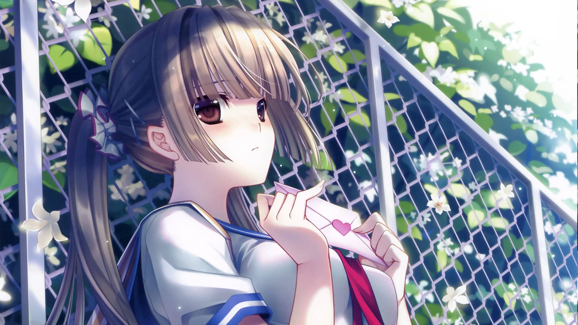 Anime School Scenery Wallpaper