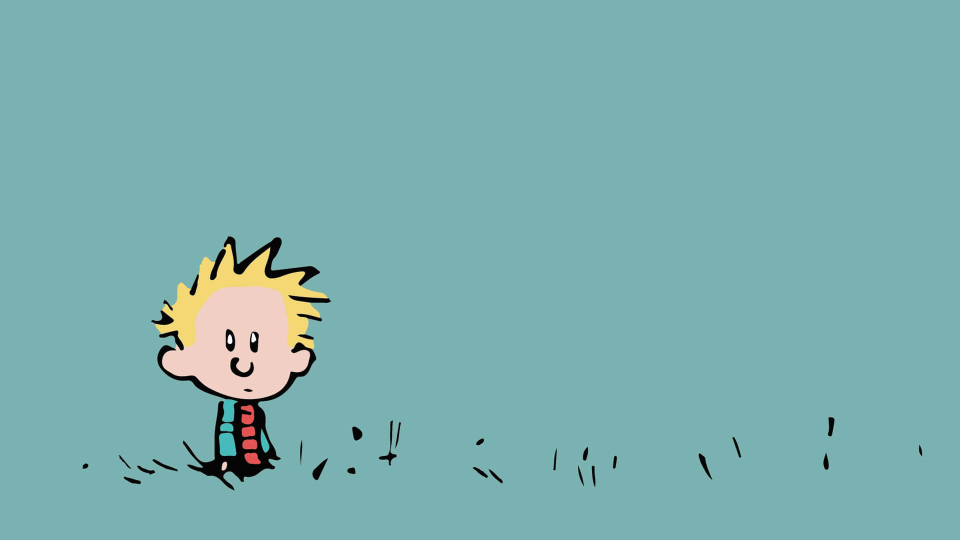 Good Friends Calvin And Hobbes Walking Hand In Wallpaper