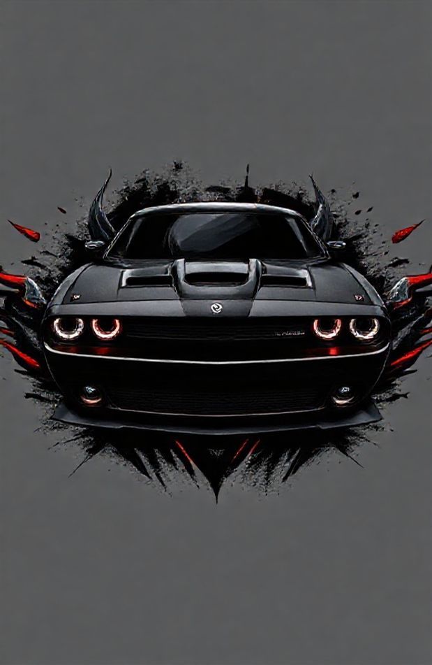 Dodge Hellcat Logo Wallpaper