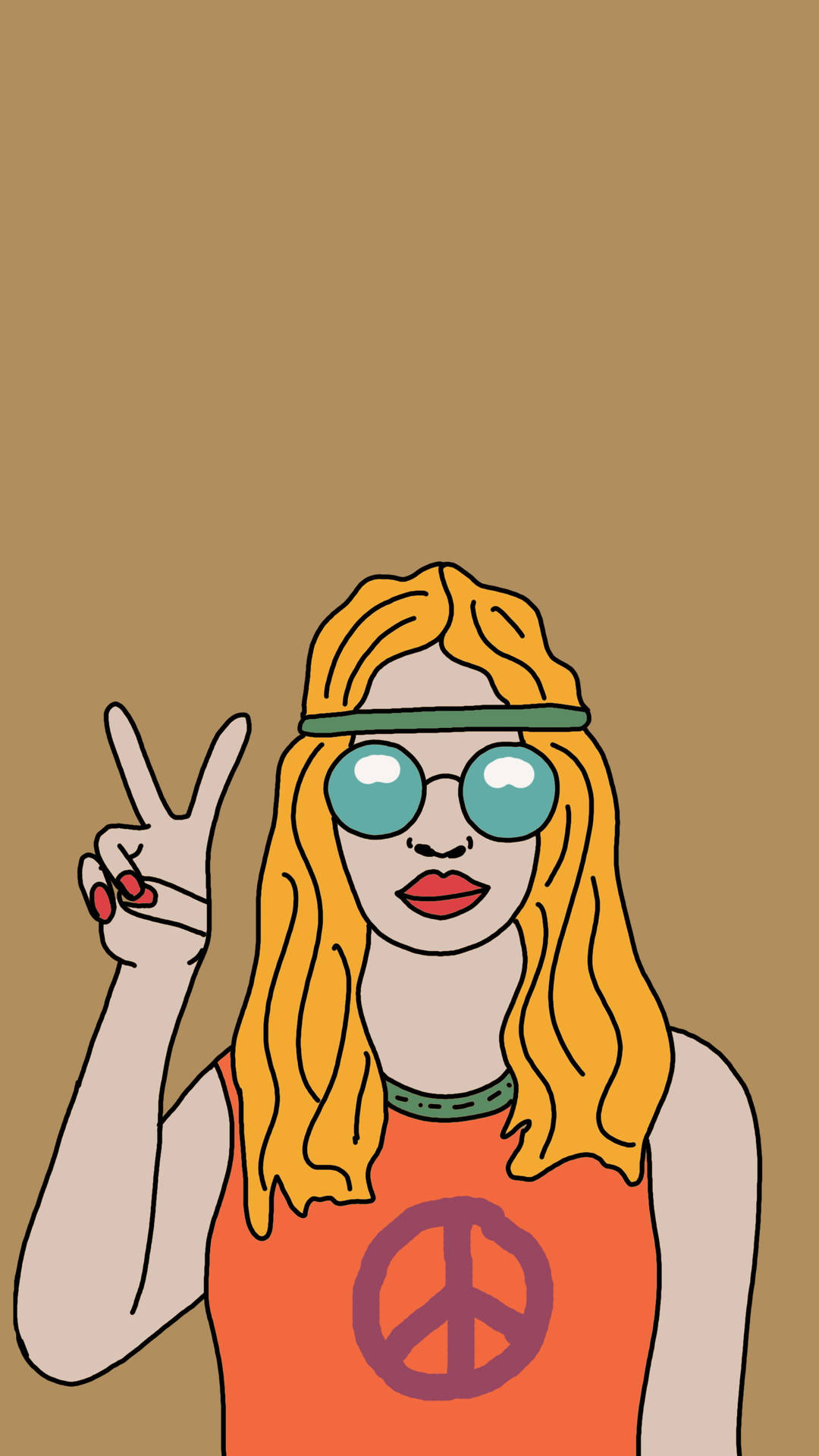 70s Retro Aesthetic Wallpaper