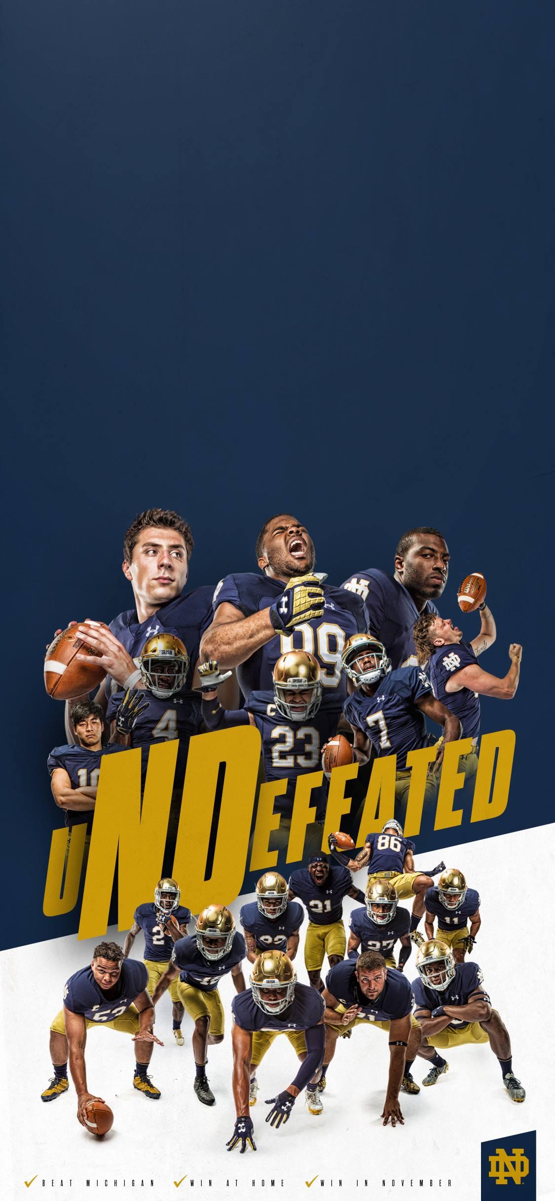 Wallpaper Wednesday Undefeated Notre Dame Football
