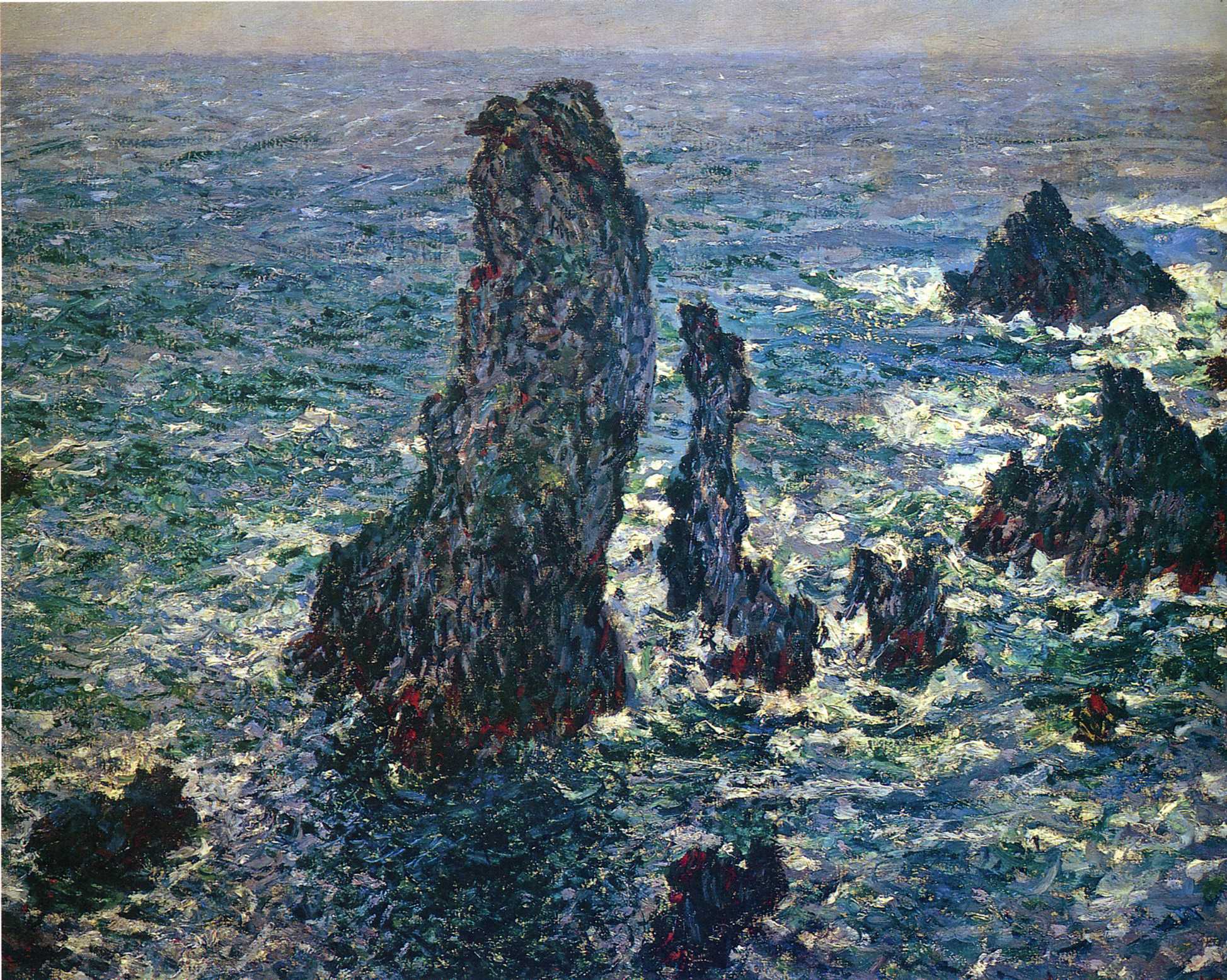 Painting Claude Mo Rocks Wallpaper And Image