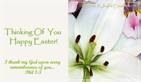 Easter Thinking Of You Ecard