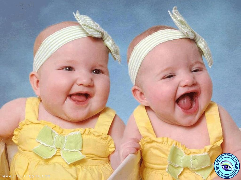 Cute Twin Baby Picture Wallpaper In Resolution