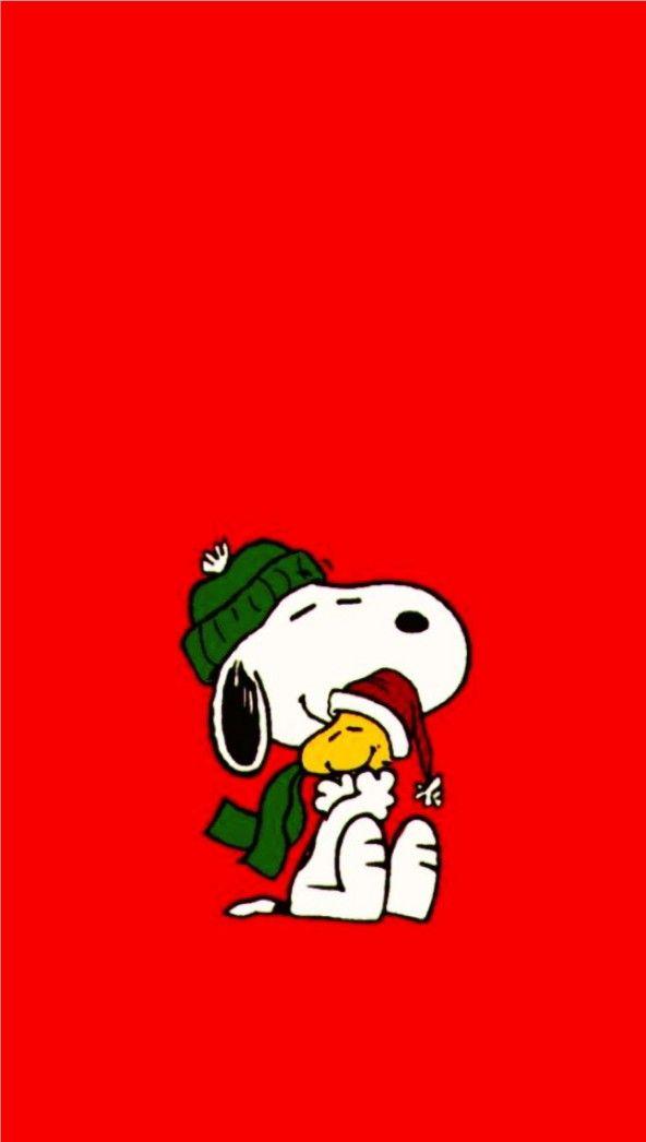 M On Snoopy Wallpaper Cute Christmas