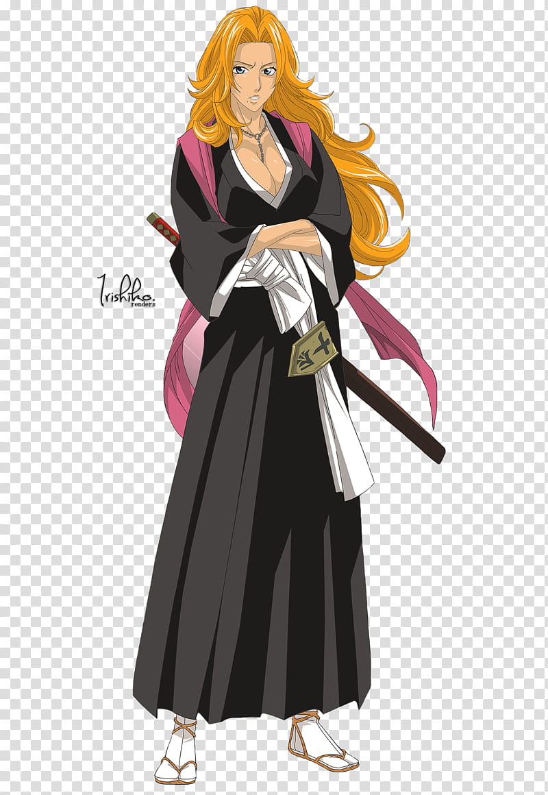 Matsumoto Rangiku Female Anime Character Illustration Transparent