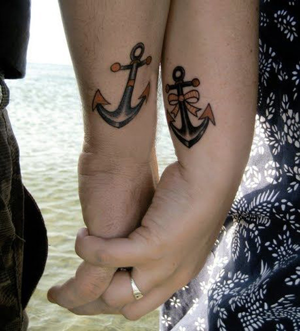 Anchor Tattoos Nautical Temporary Tattoos Minimal Fake - Etsy