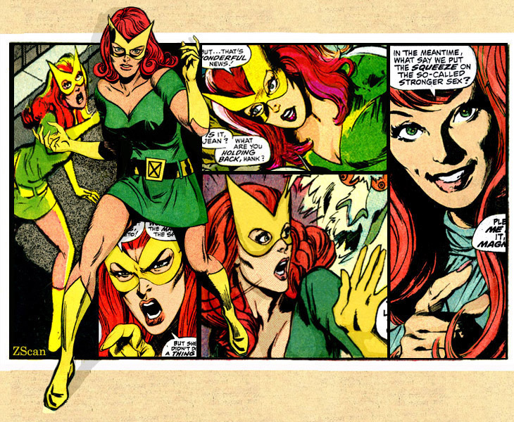 Classic Marvel Girl Collage Superheroines Photo