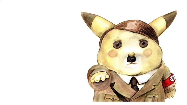 Humor Pikachu Adolf Hitler Wallpaper
