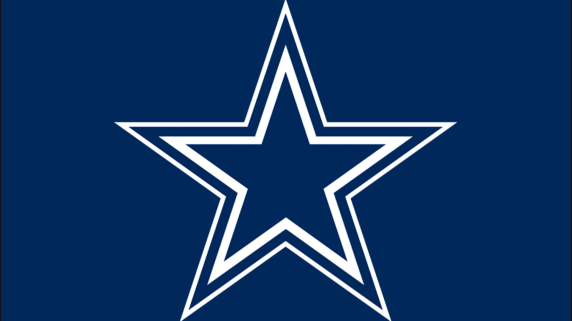 Dallas Cowboys Logo With Background Of Blue HD Sports Wallpaper