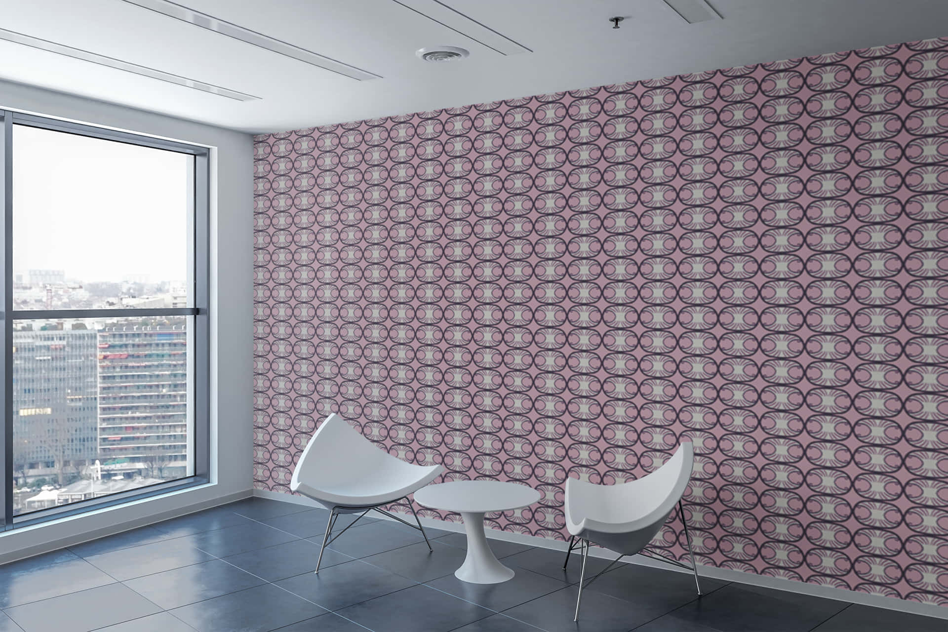 Pink Black And White Wallpaper