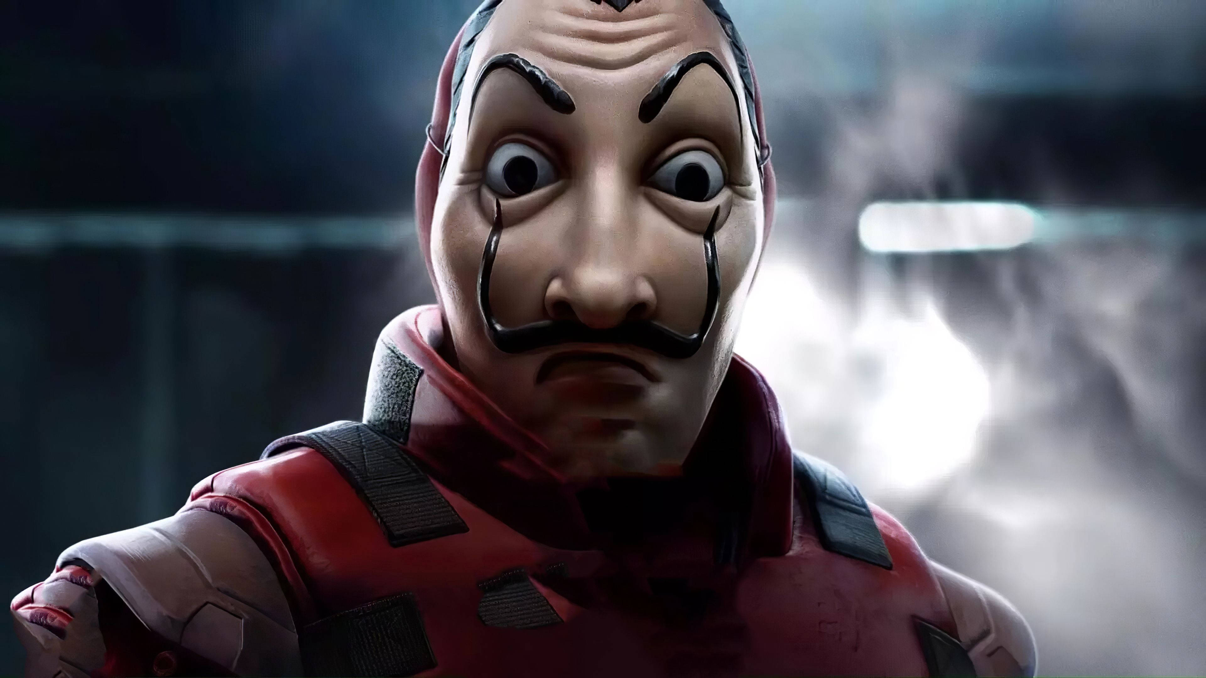 Money Heist Mask Wallpaper