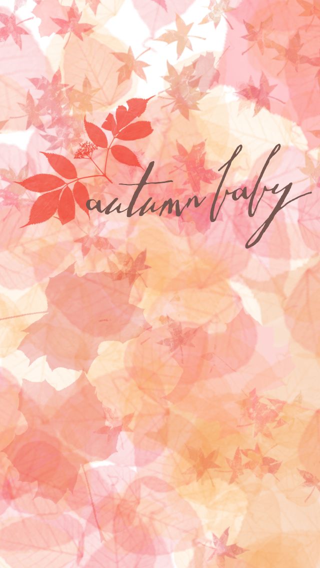 Autumn Baby Leaves iPhone Wallpaper Background Lock Screen Phone