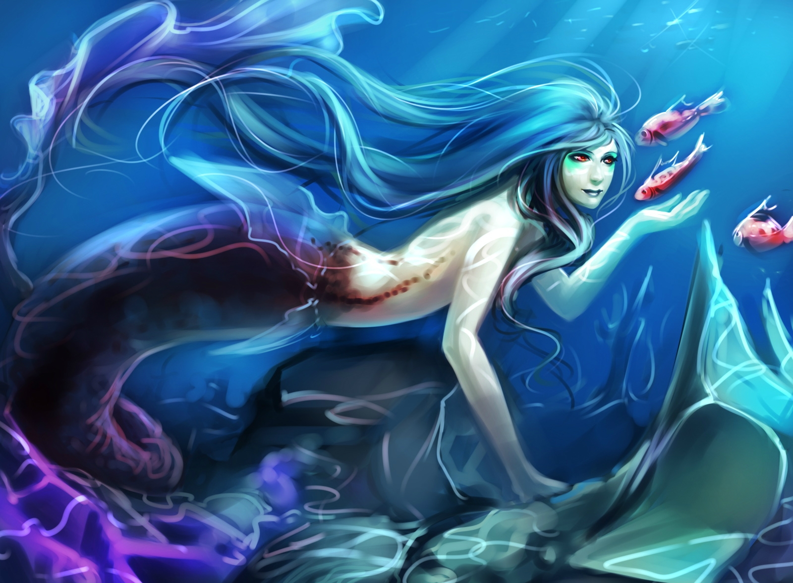 Animated Gifs Fantasy Mermaid Pelauts