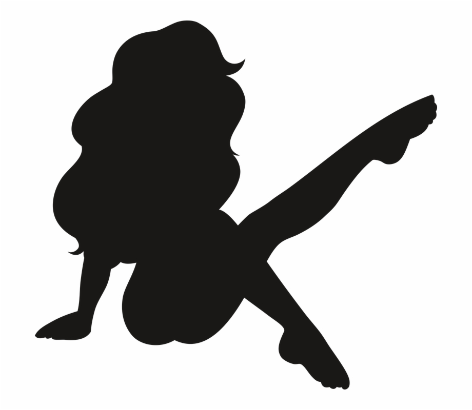 Woman Man Girl No Background Character Hair Sexy Silhouette