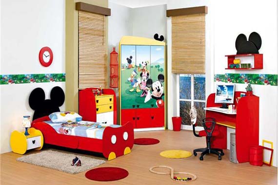 Mickey Mouse Bedroom Decorating Ideas Interior Fans