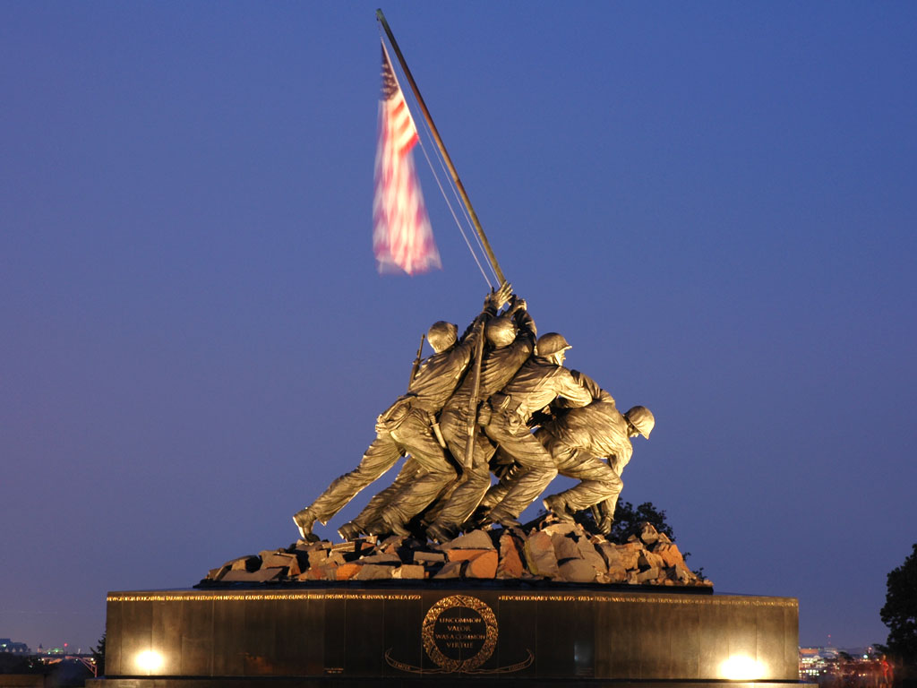 Wallpaper Photo Art Raising The Flag On Iwo Jima Joe