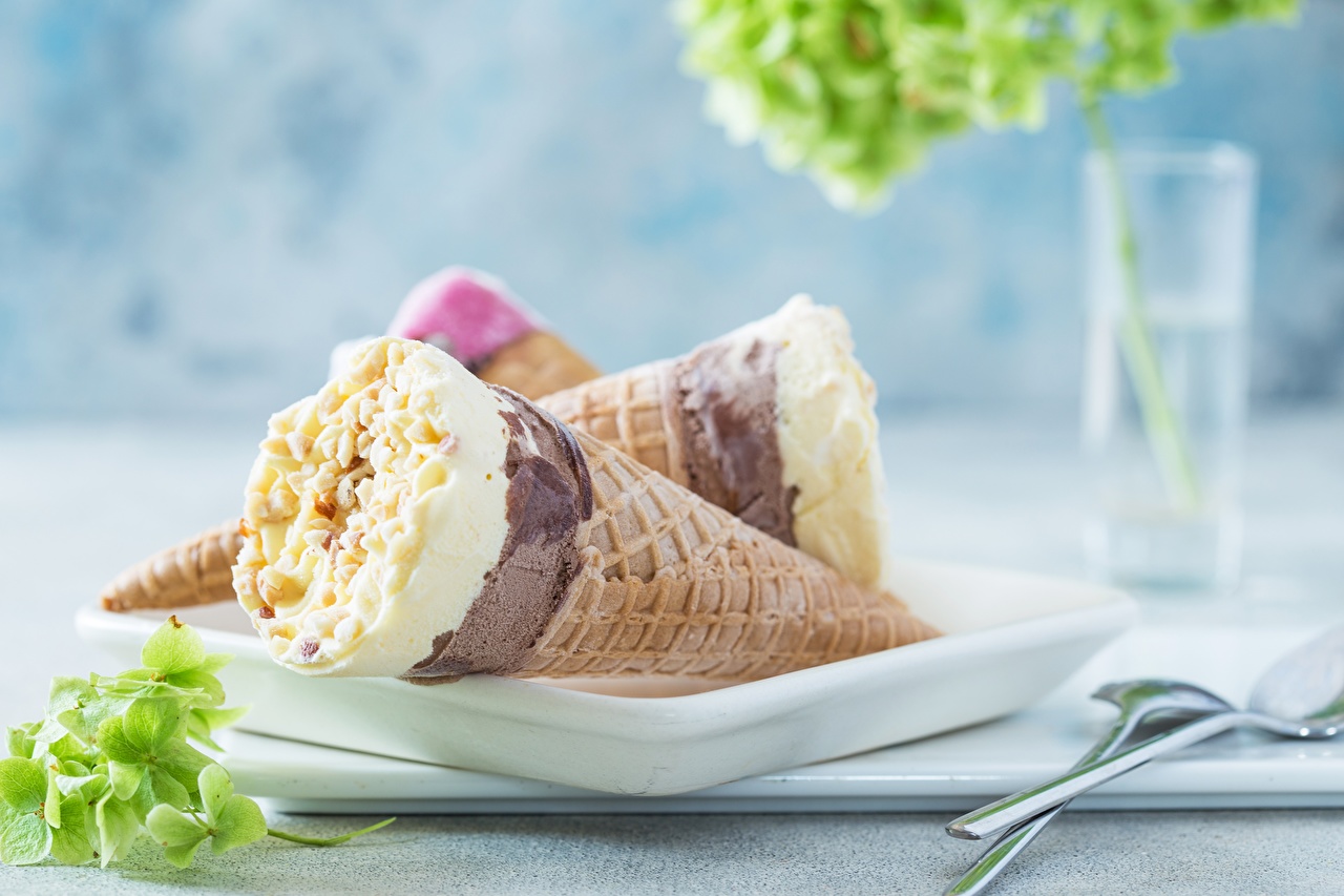 Desktop Wallpaper Ice Cream Cone Food Sweets