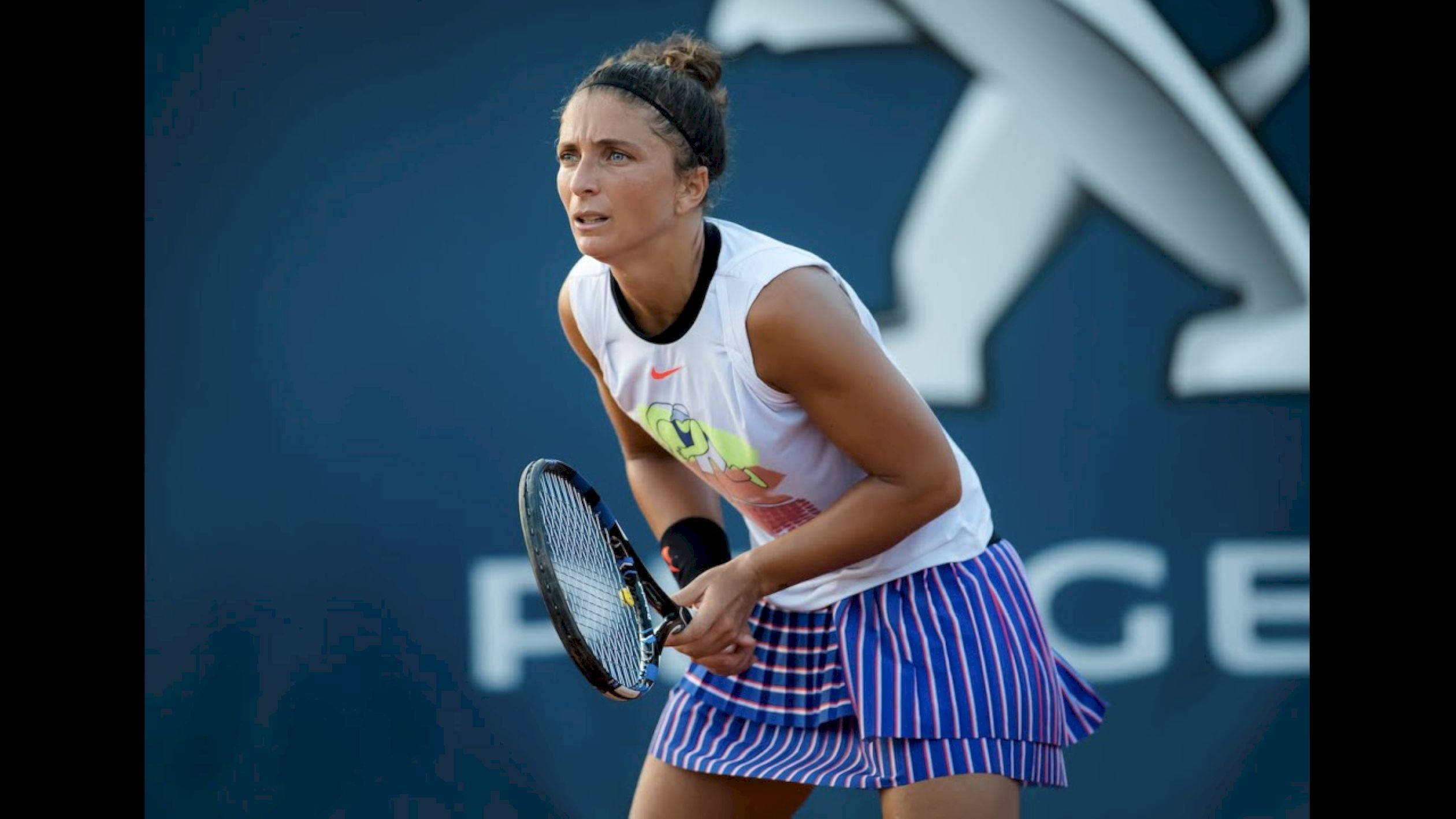 Sara Errani Concentrating Wallpaper