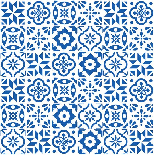Spanish Tile Pattern Fabric From Spoonflower By Elizajanecurtis
