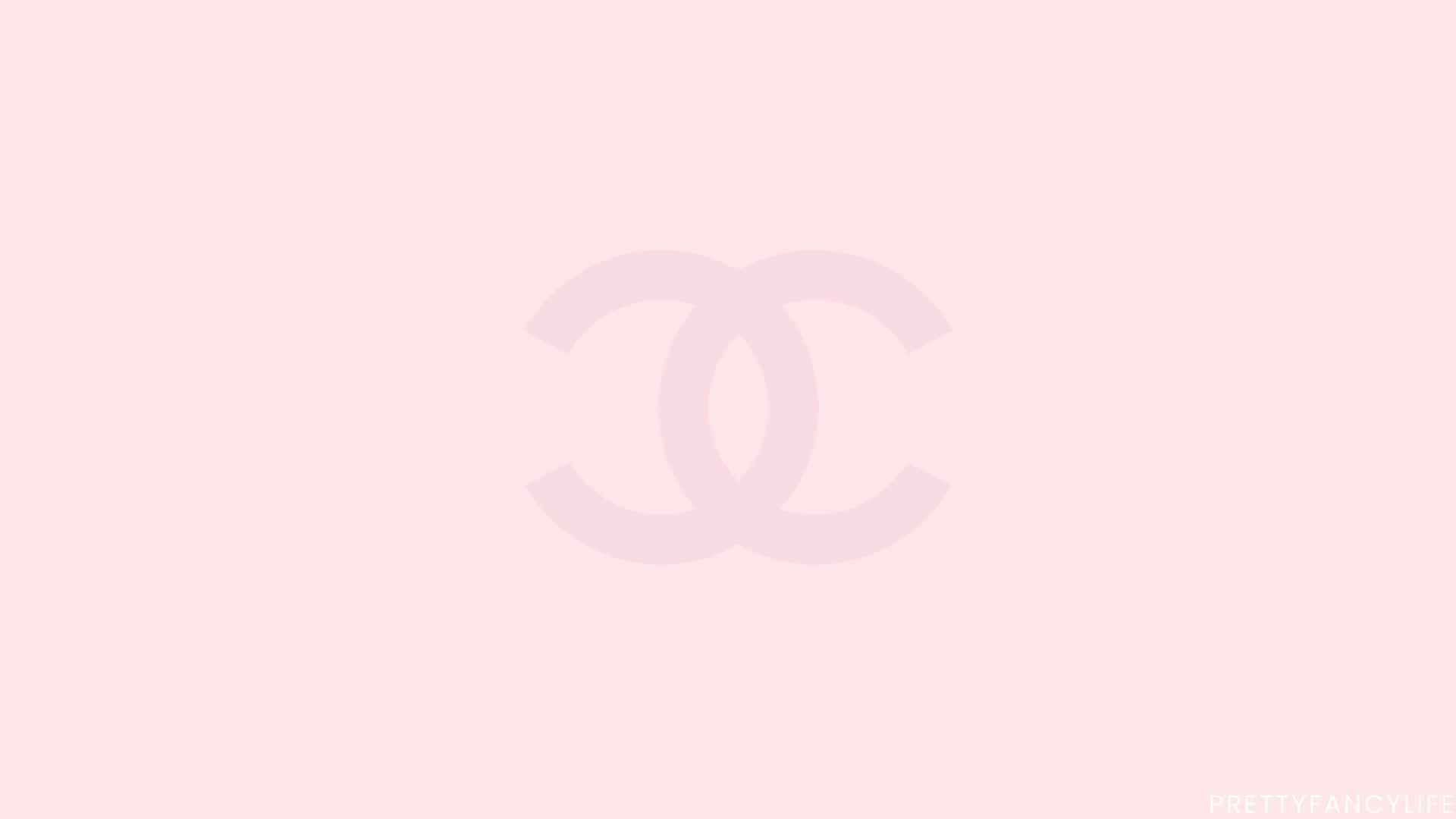 Pink Silhouette Chanel Designer Aesthetic Wallpaper