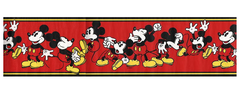 Free download mickey mouse wallpaper border Prepasted Border is 683