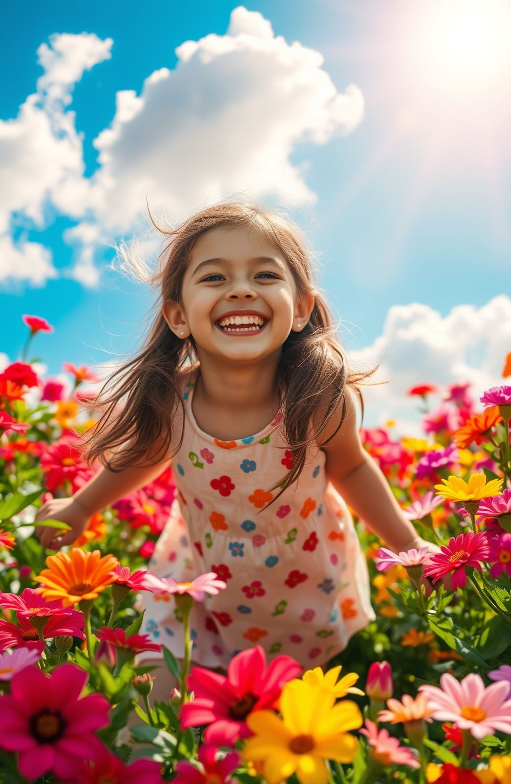 Happy Girl Wallpaper