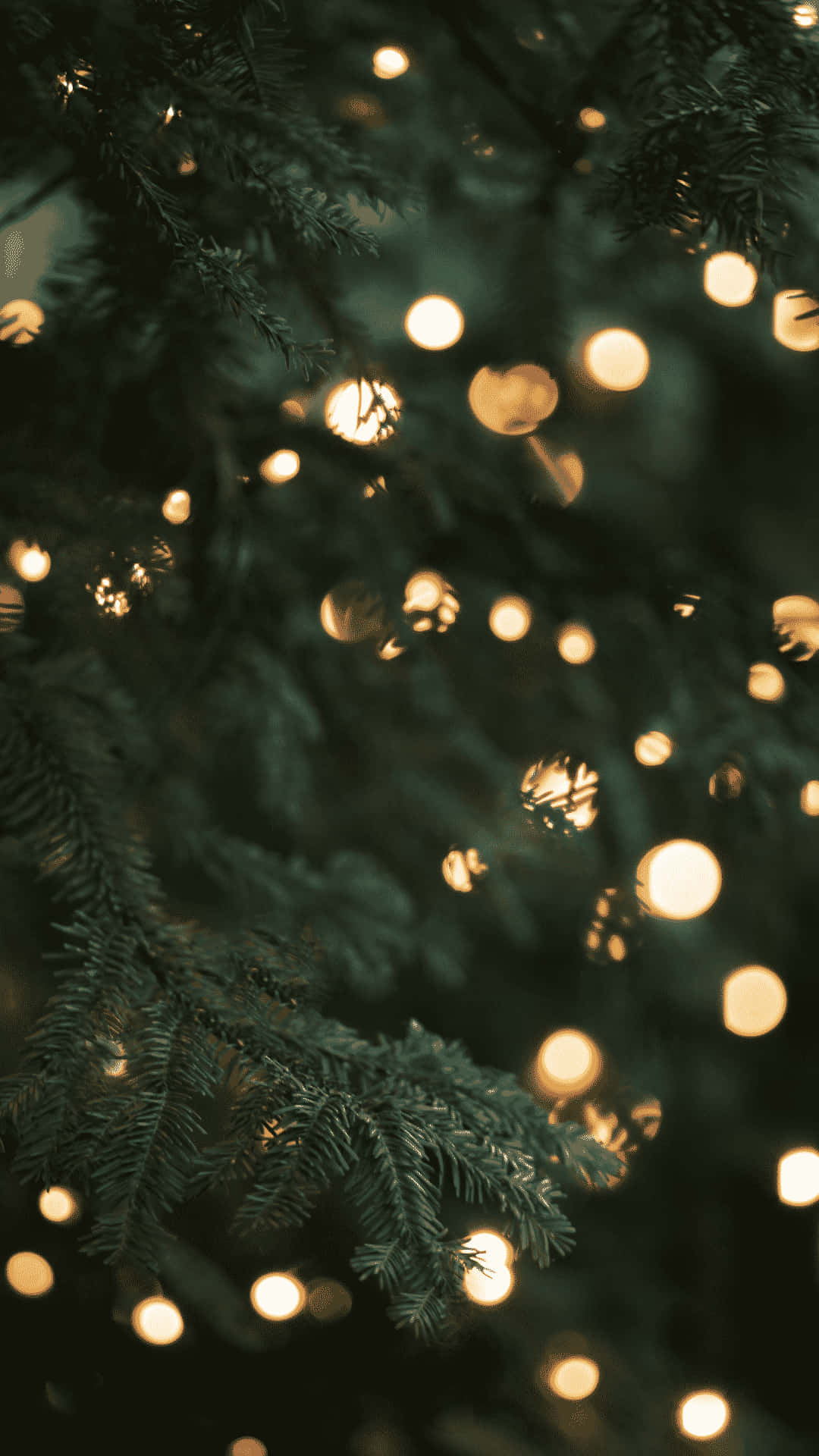 iPhone Christmas Aesthetic Lights Rotterdam Wallpaper