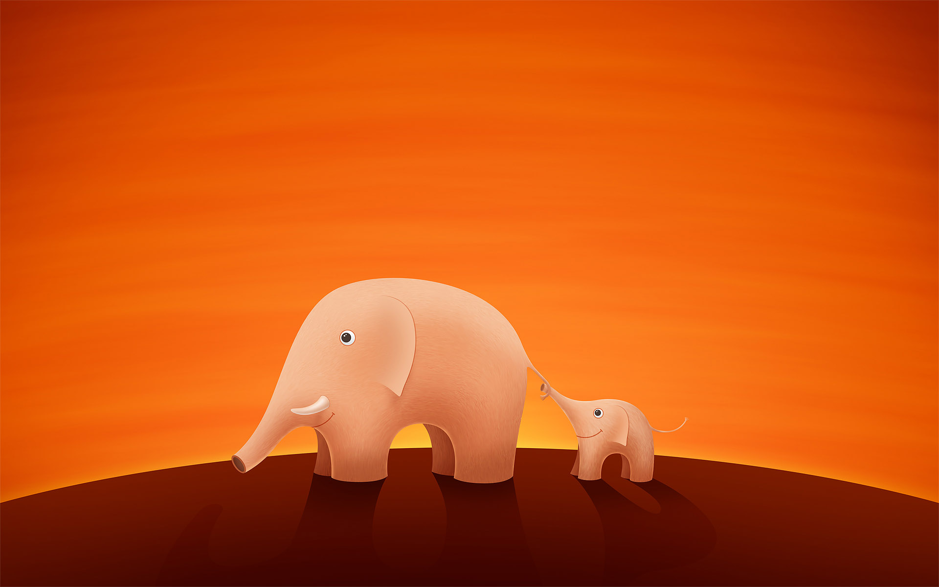 HD Desktop Wallpaper Cartoon Elephant High Definition
