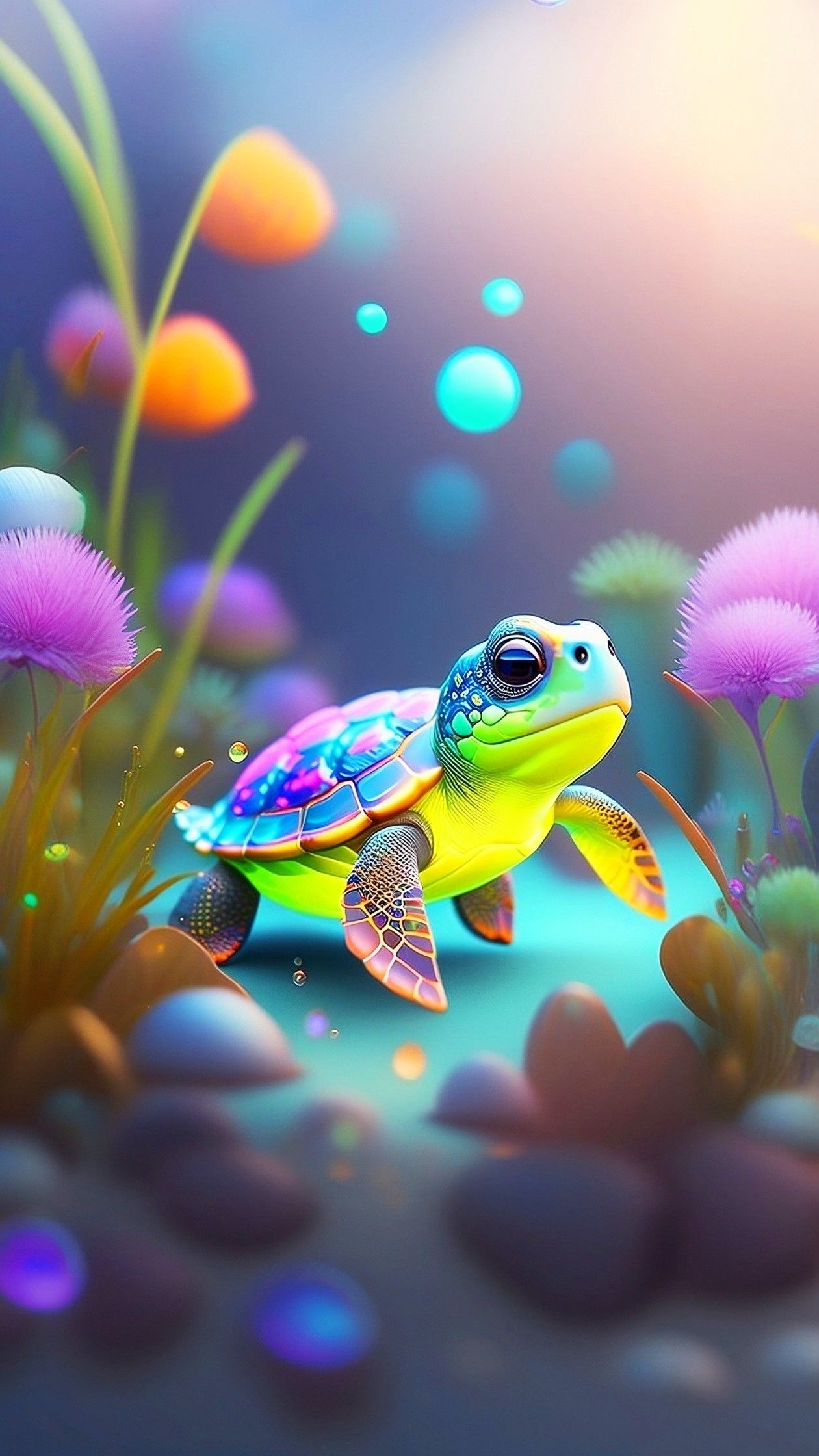 Cute Turtle Wallpaper For Your Cellphone
