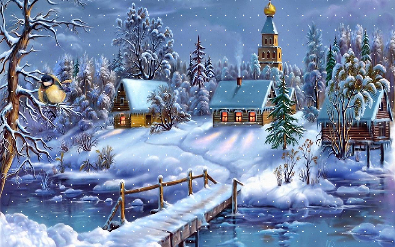 76+] Free Winter Background Wallpaper