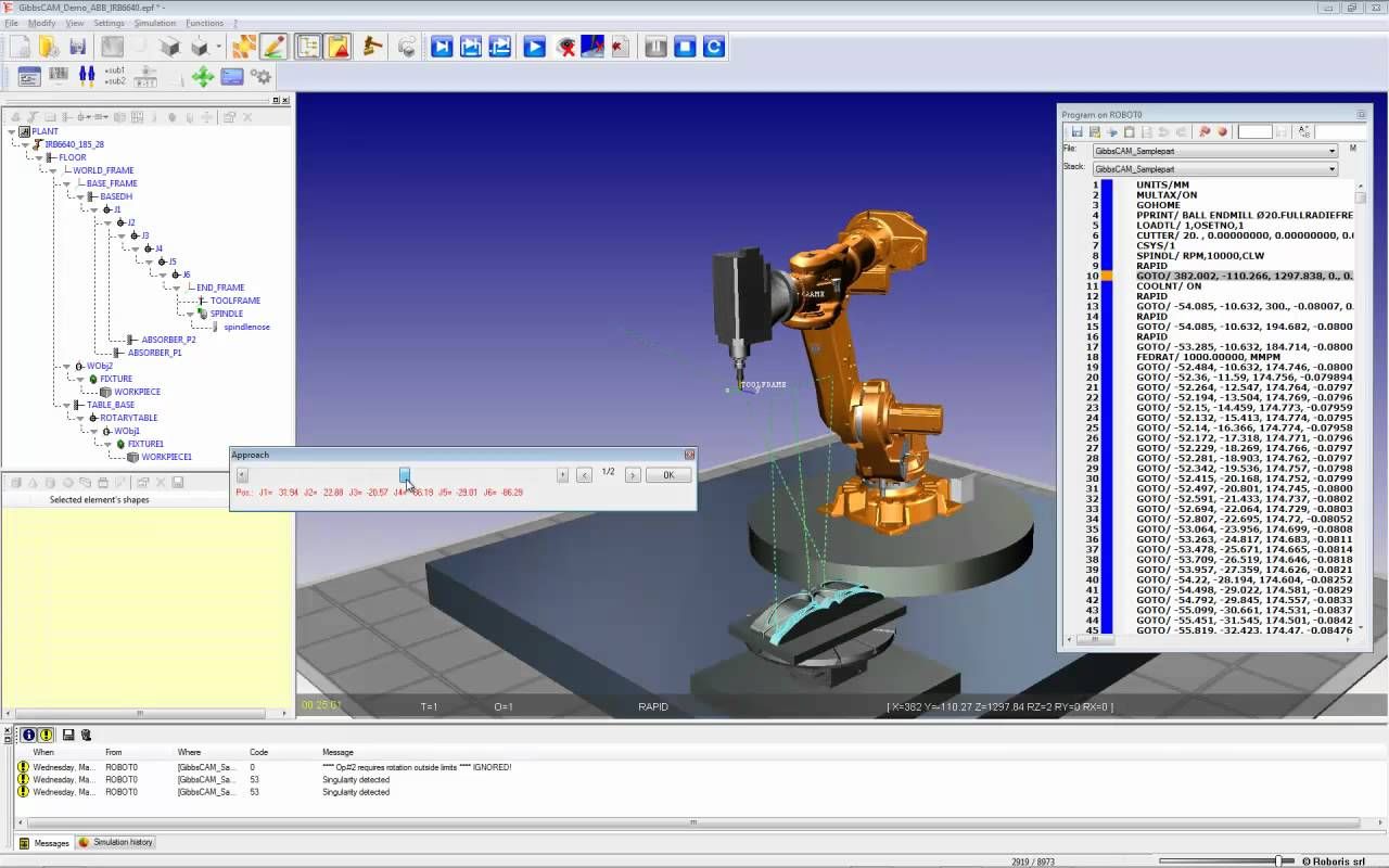 Gibbscam Robotmilling With Eureka