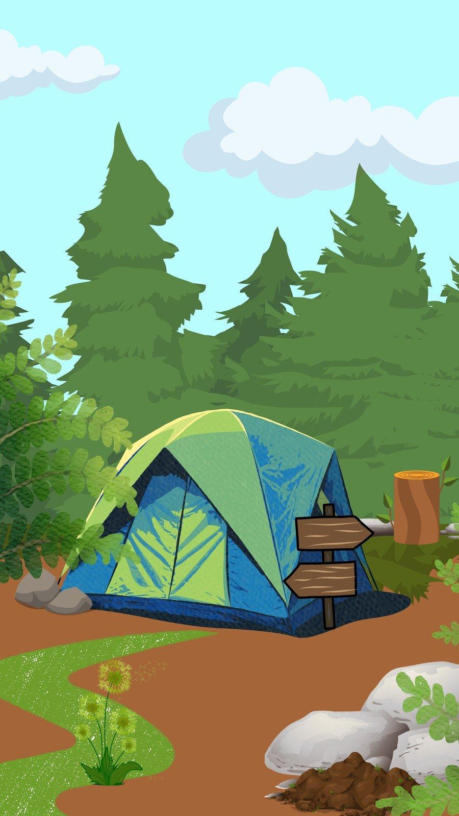 And Customizable Camping Templates