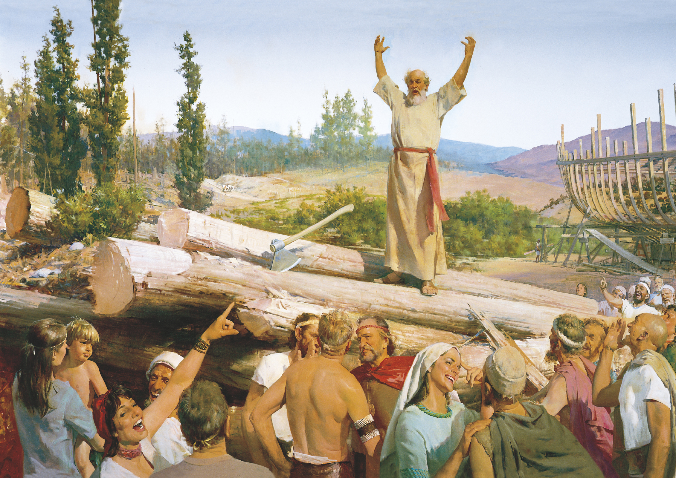 Building The Ark Noah S Preaching Scorned