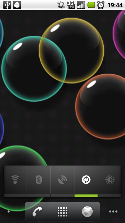 Bigger Neon Bubbles Live Wallpaper For Android Screenshot