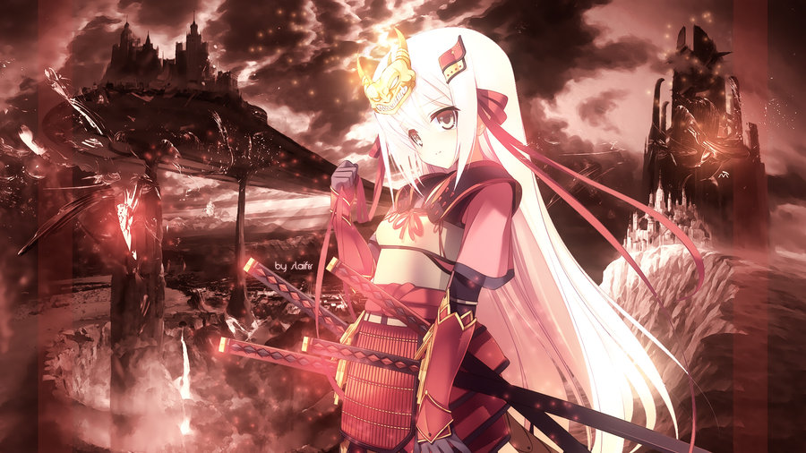 Anime Samurai Girl Wallpaper Images Pictures   Becuo