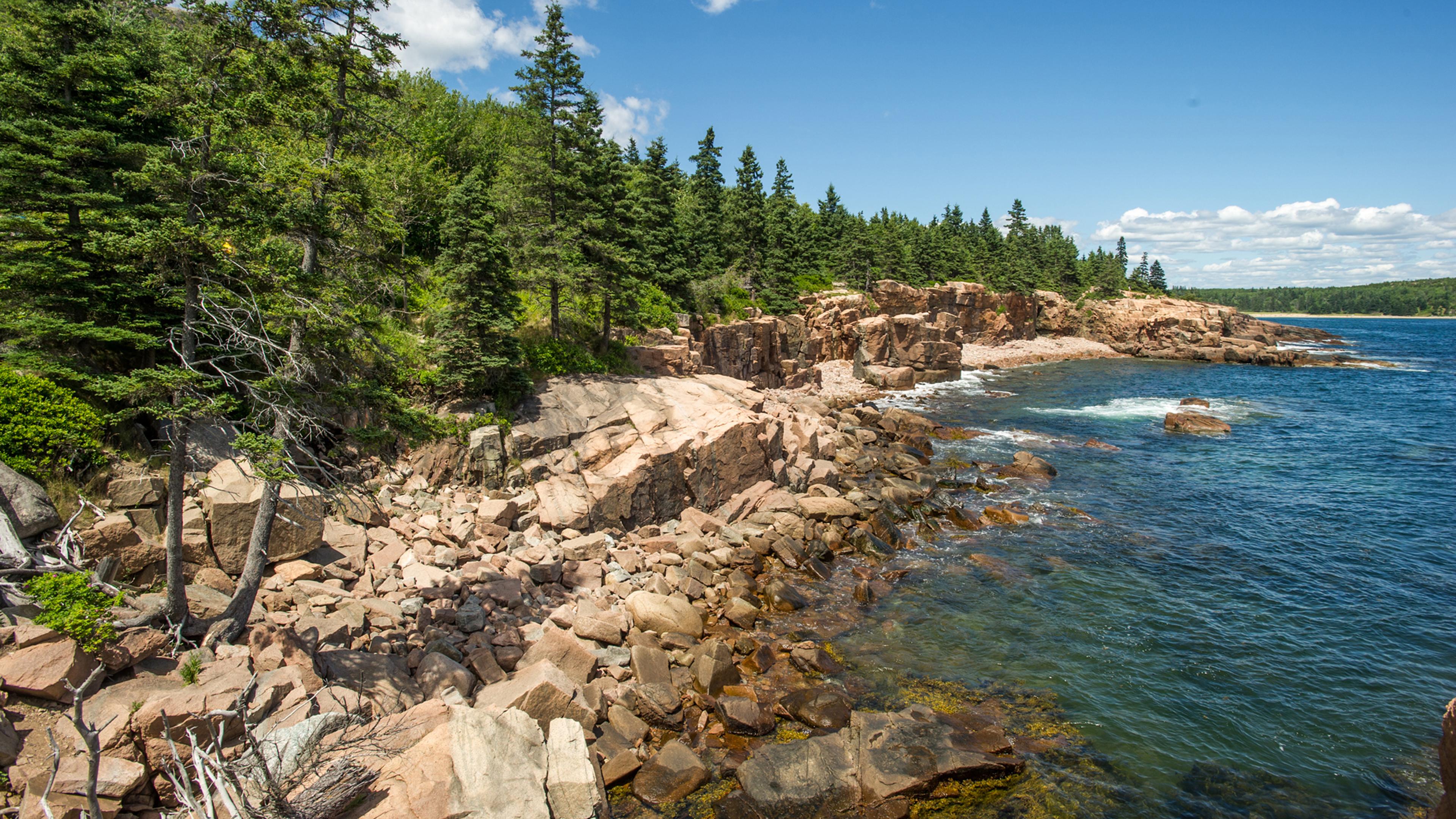 Acadia National Park In Maine United States Landscape Nature 4k