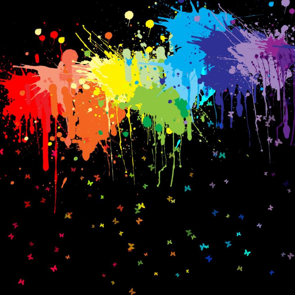 Colorful Paint Splatter Wallpaper Image Amp Pictures Becuo