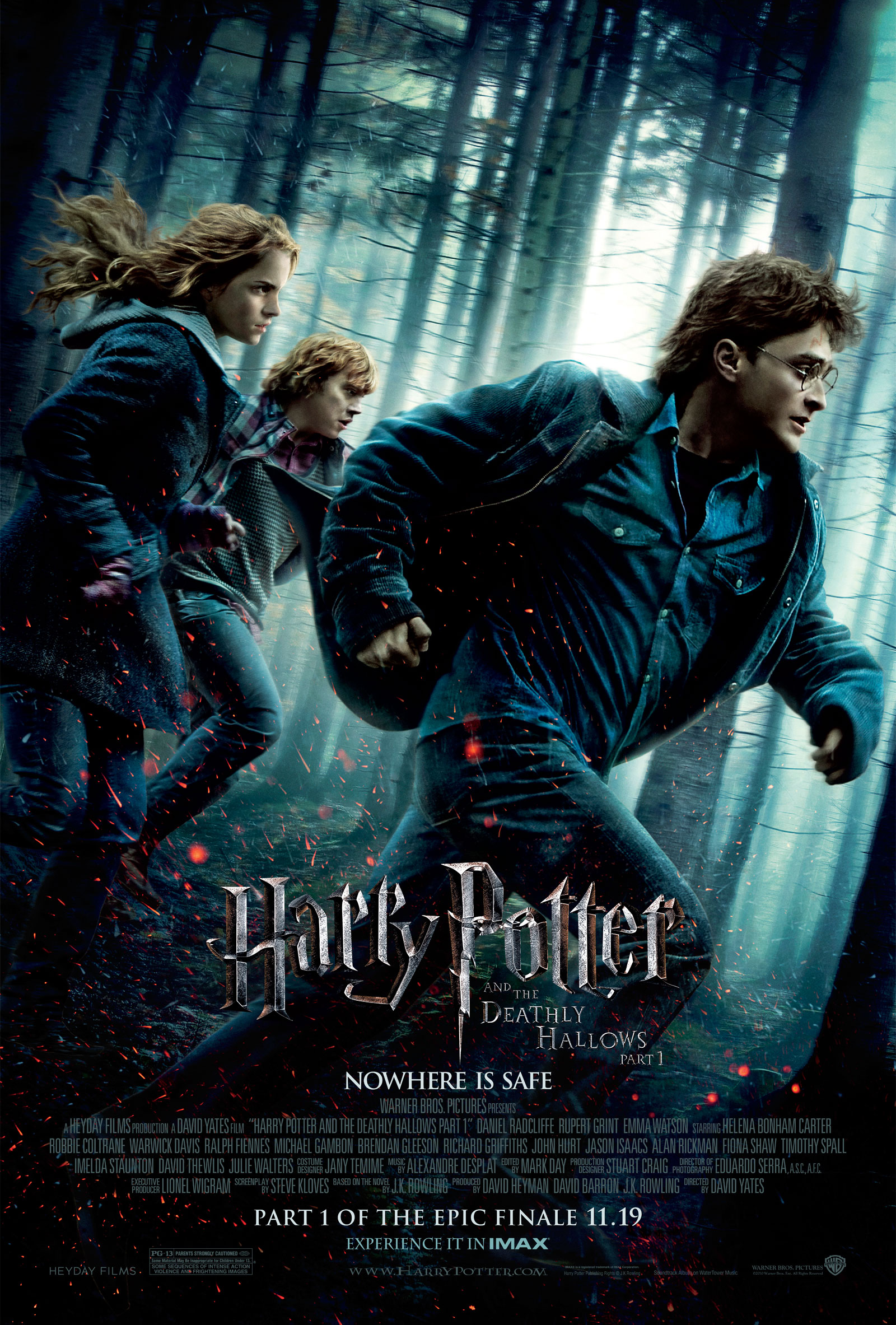 Harry Potter And The Deathly Hallows Movie Poster Desktop Wallpaper