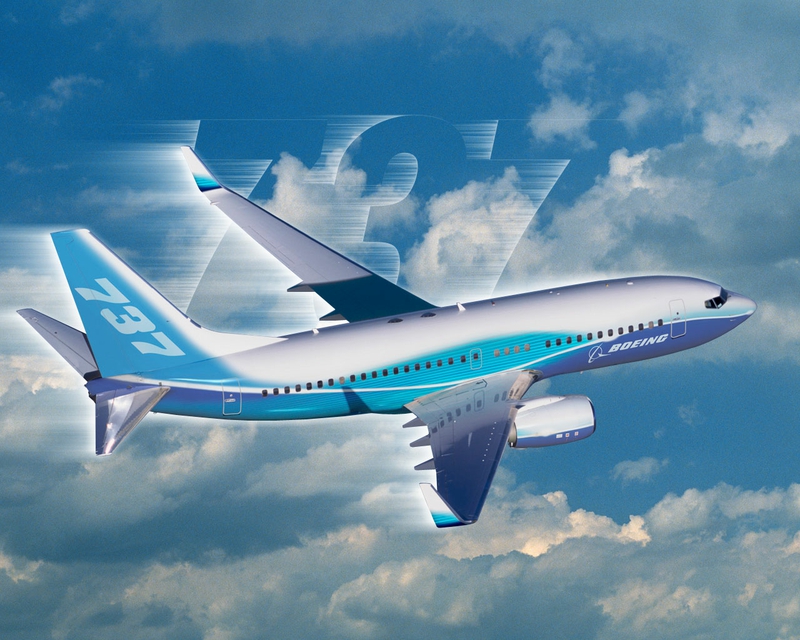 Boeing Aircraft Mercial HD Desktop Wallpaper