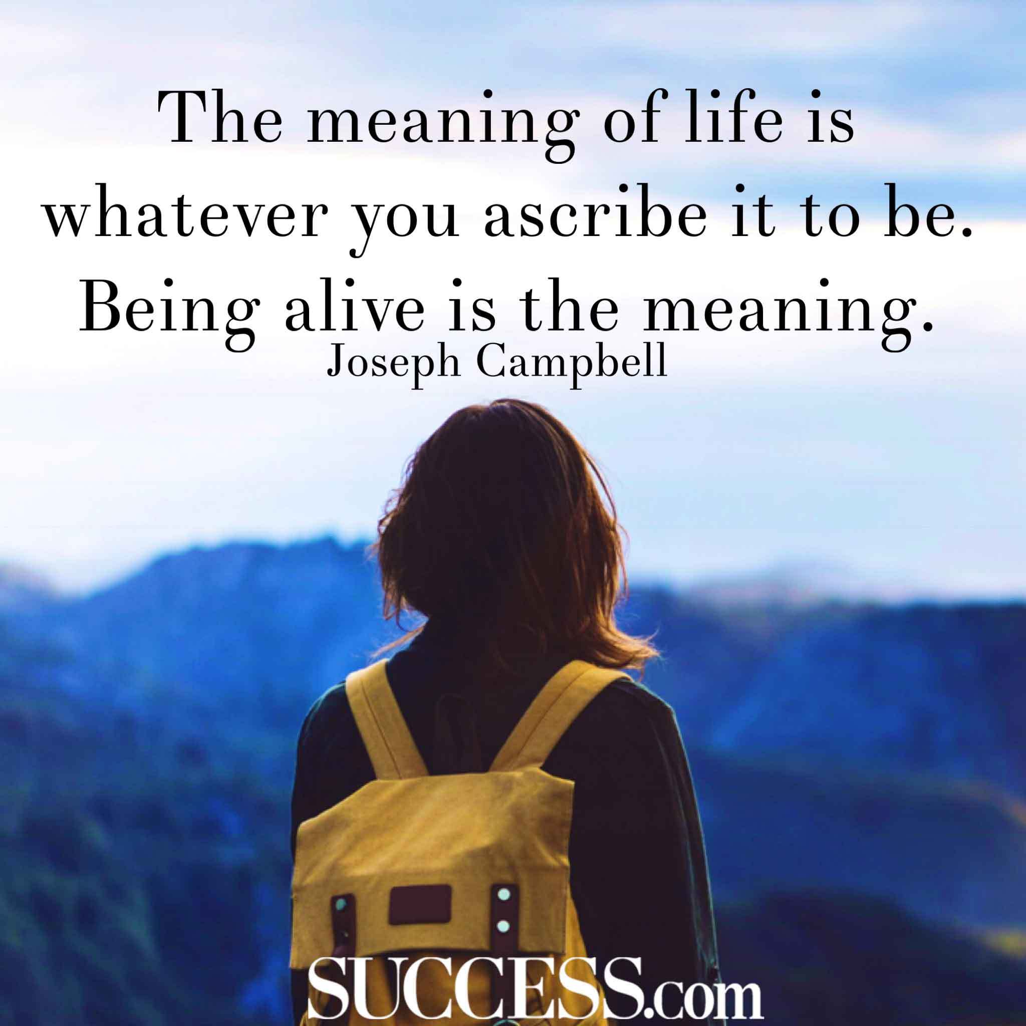 The Meaning Of Life In Wise Quotes