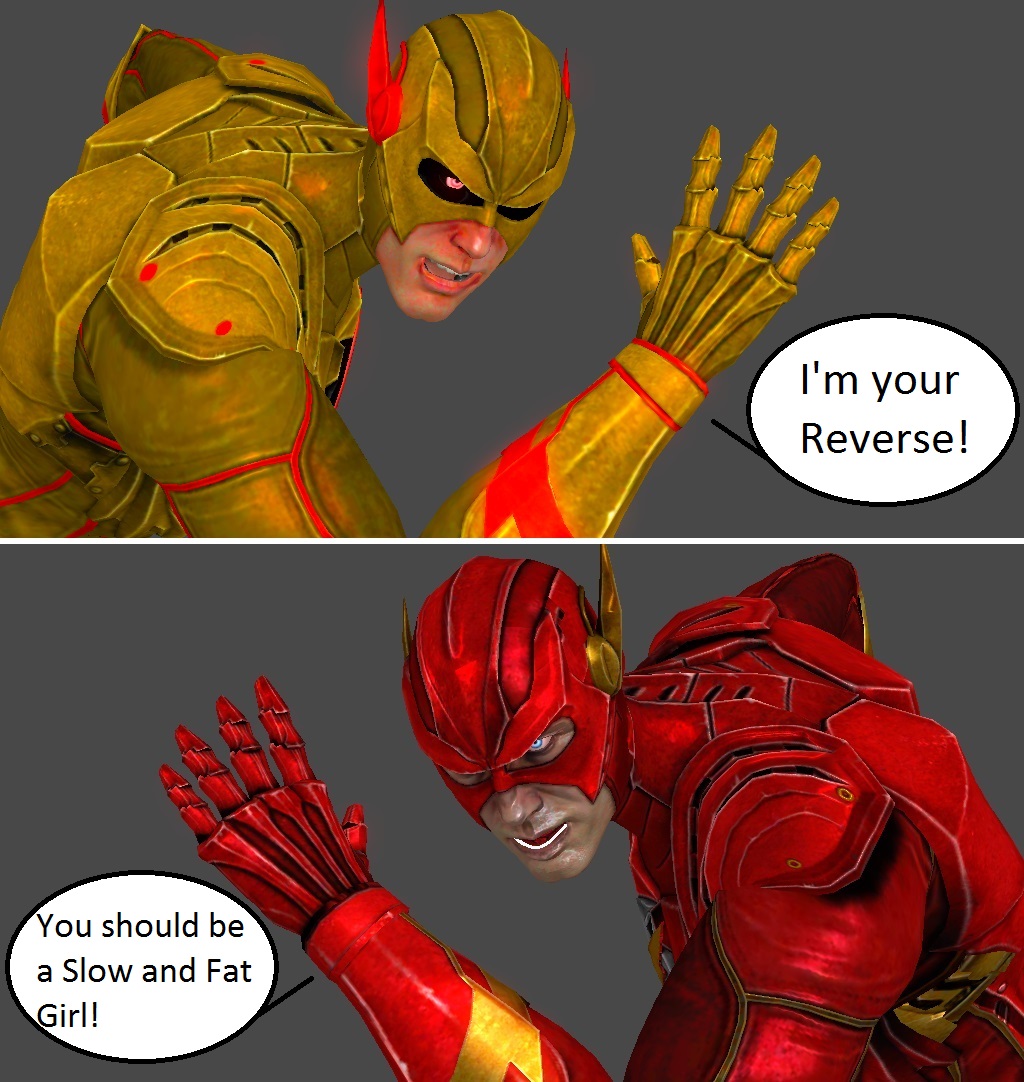 Injustice Professor Zoom vs The Flash by xXTrettaXx on