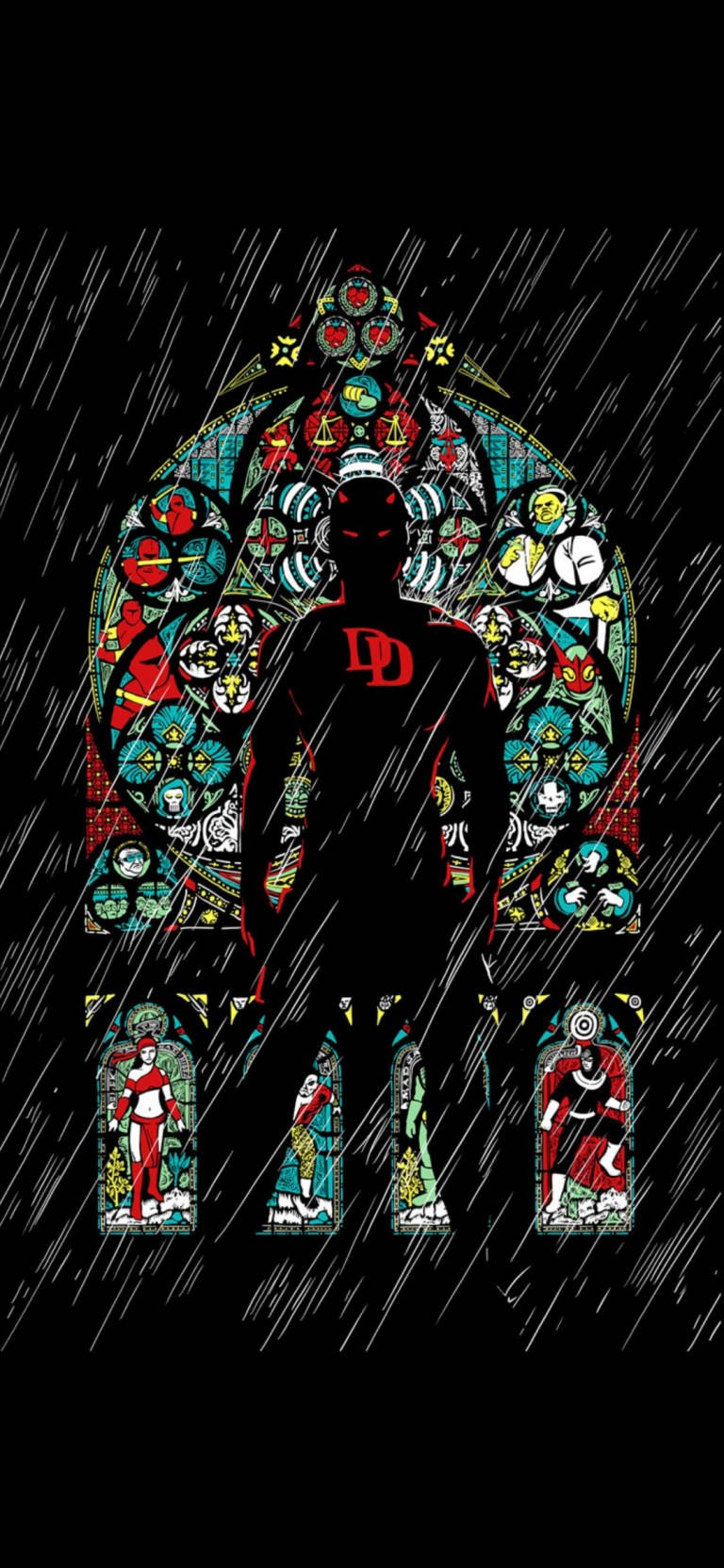 Daredevil Abstract Wallpaper