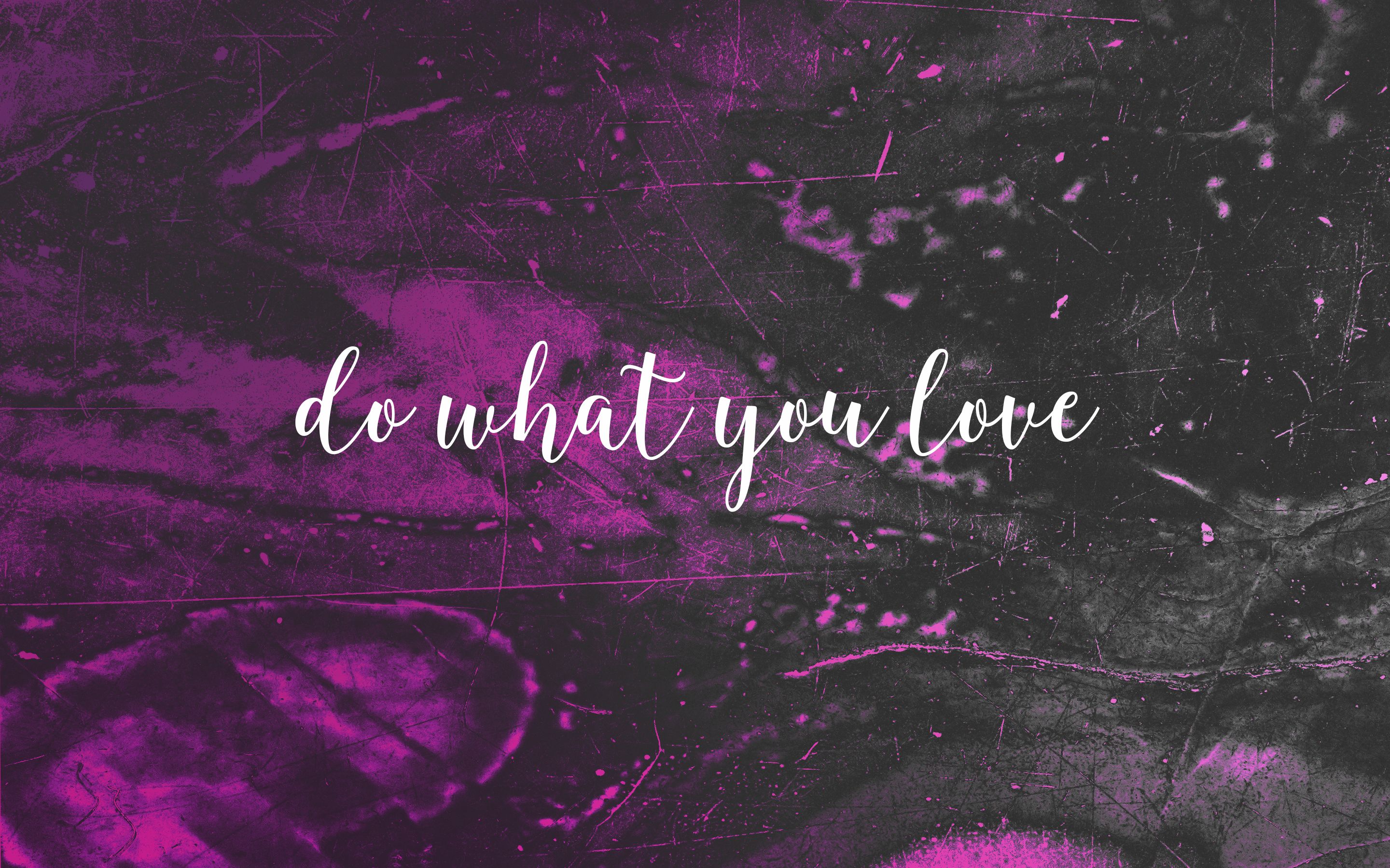 Do What You Love Wallpaper Purple iPhone