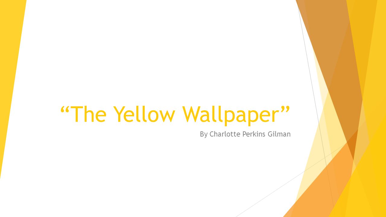 the yellow wallpaper annotations