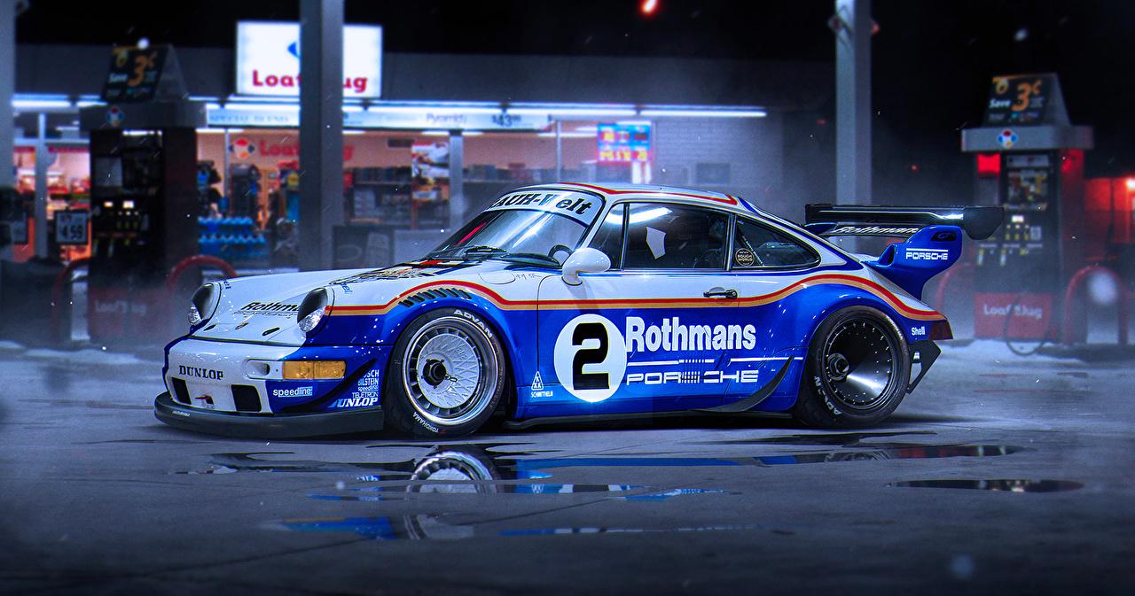 Picture Tuning Porsche Rwb Rothmans Race By Khyzyl Saleem Side