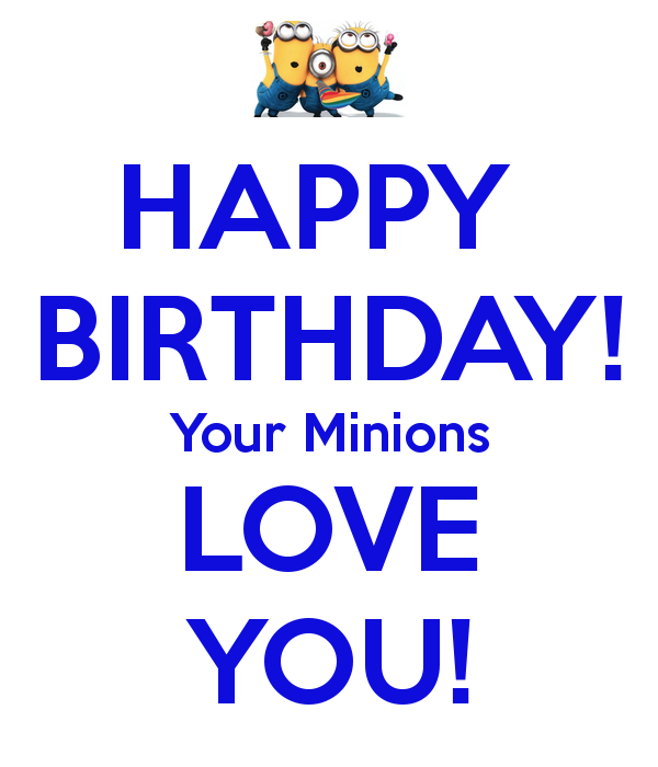 minion happy birthday to you