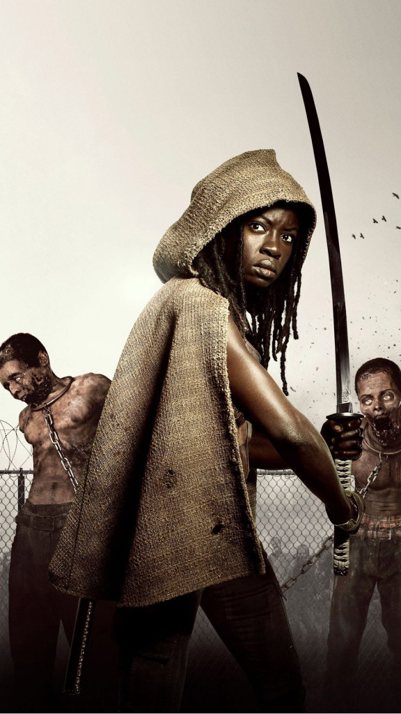 Michonne The Walking Dead Movie Mobile Wallpaper