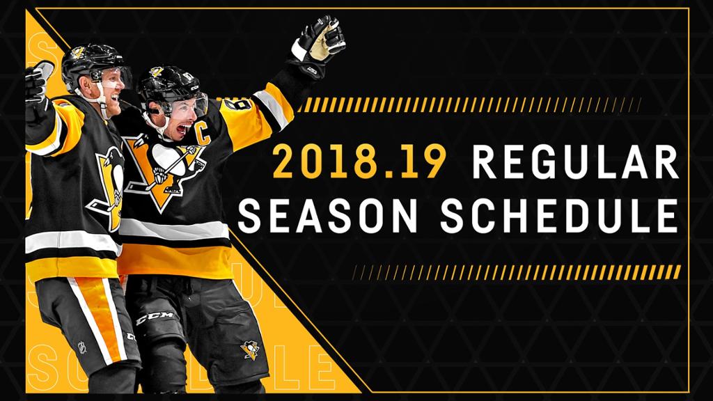 Penguins Announce Regular Season Schedule