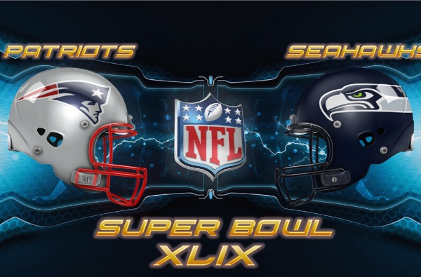 2015 Super Bowl XLIX Official Logo Wallpaper Wide or HD Sports